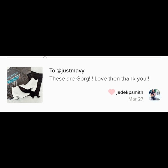 All White Point Toe Booties with croc detail - Picture 3 of 3